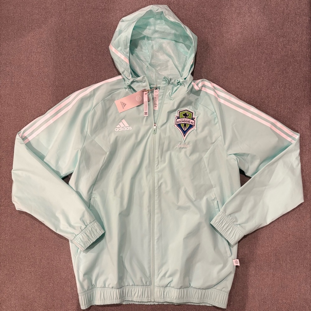 Seattle Sounders FC Adidas '22 - "End Plastic Waste" Jacket Size‎ M - NWT